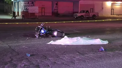 Accidente de motociclista