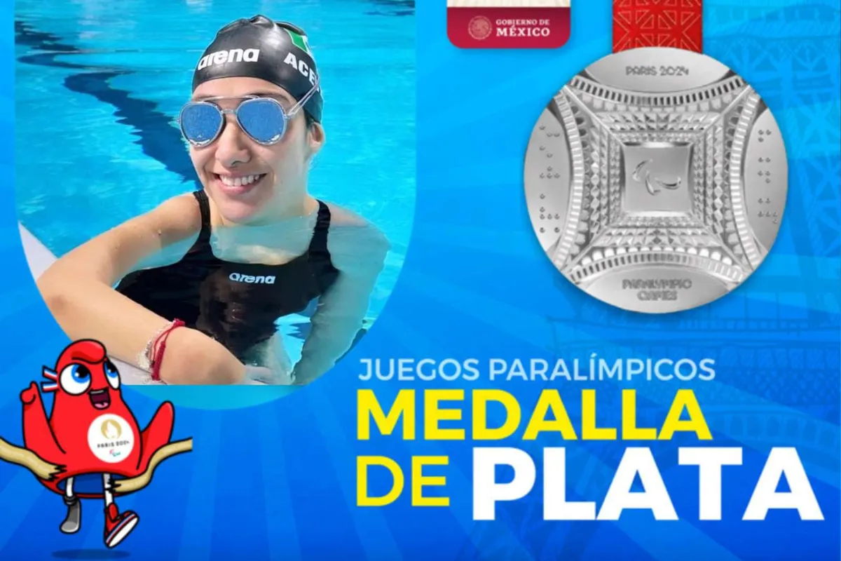 Haidee Viviana Aceves Pérez gana plata en Para natación en París 2024