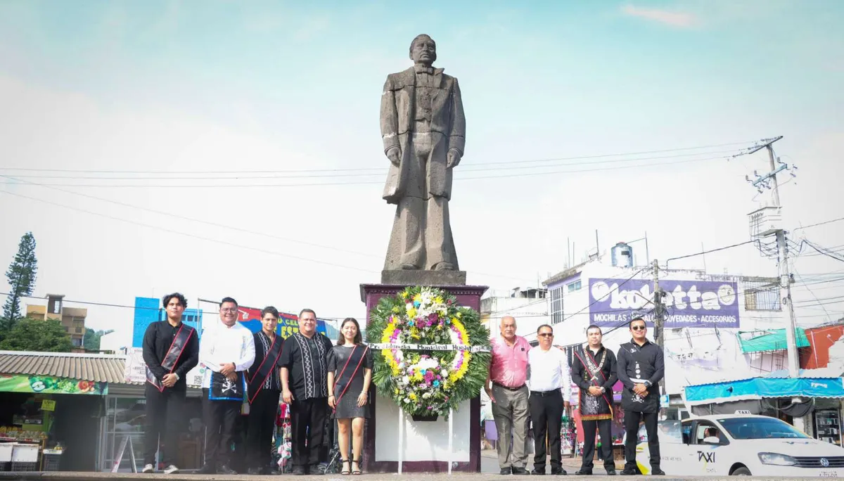 Huejutla: recuerdan a Benito Juárez a 152 años de su muerte