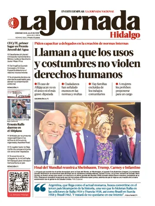 La Jornada Hidalgo | 19 de julio de 2026