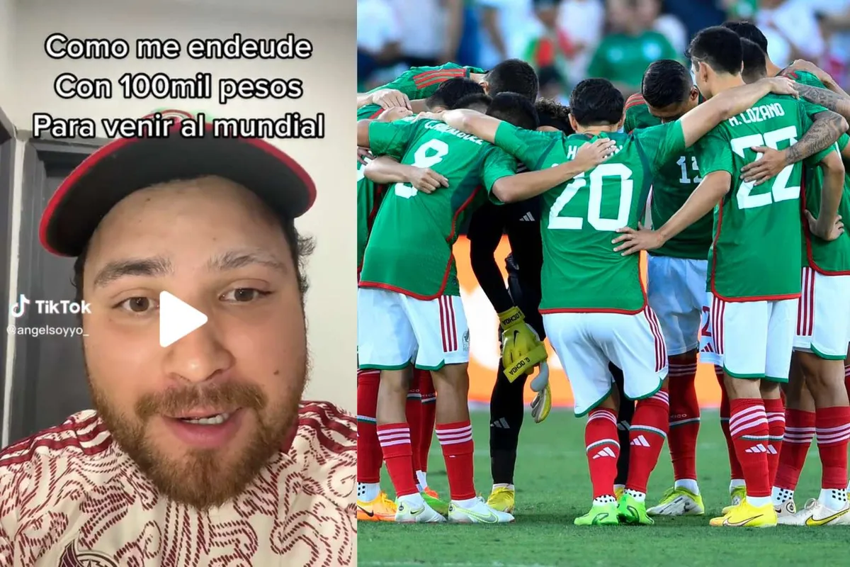 Mexicano se endeuda para ir a Qatar 2022 y ve a México perder