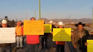 Manifestación de cebaderos en Apan.