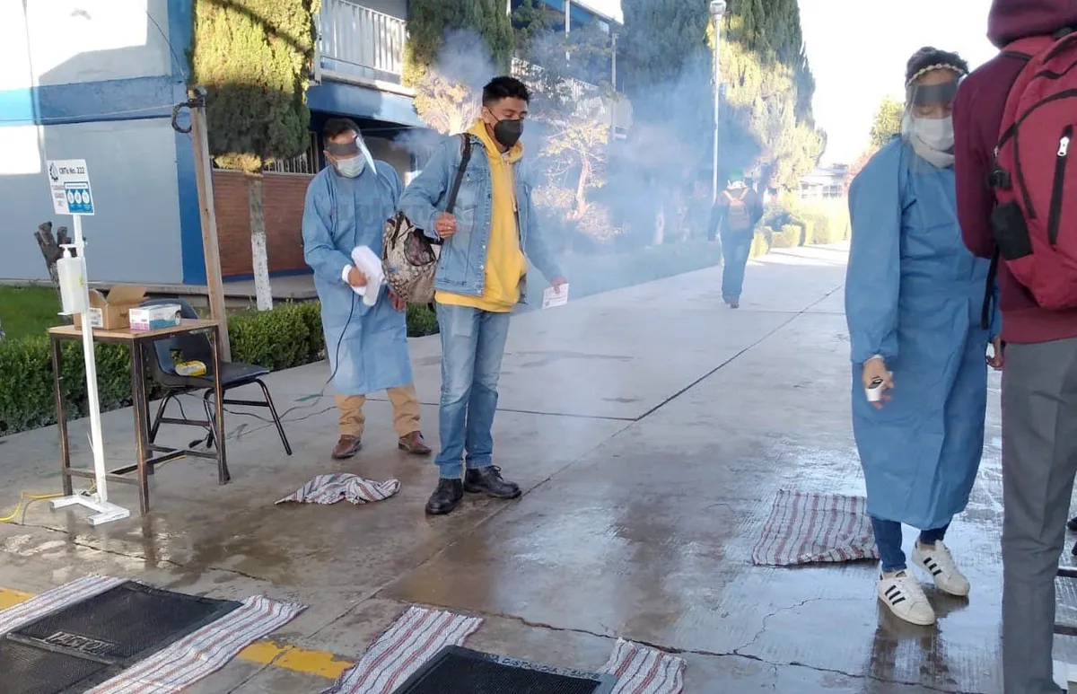 Salud y SEPH se deslindan de regreso a clases en CBTIS 222