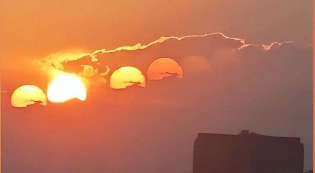 Aparecen 7 soles en el cielo de China: ¿de qué se trata este extraño fenómeno? | VIDEO