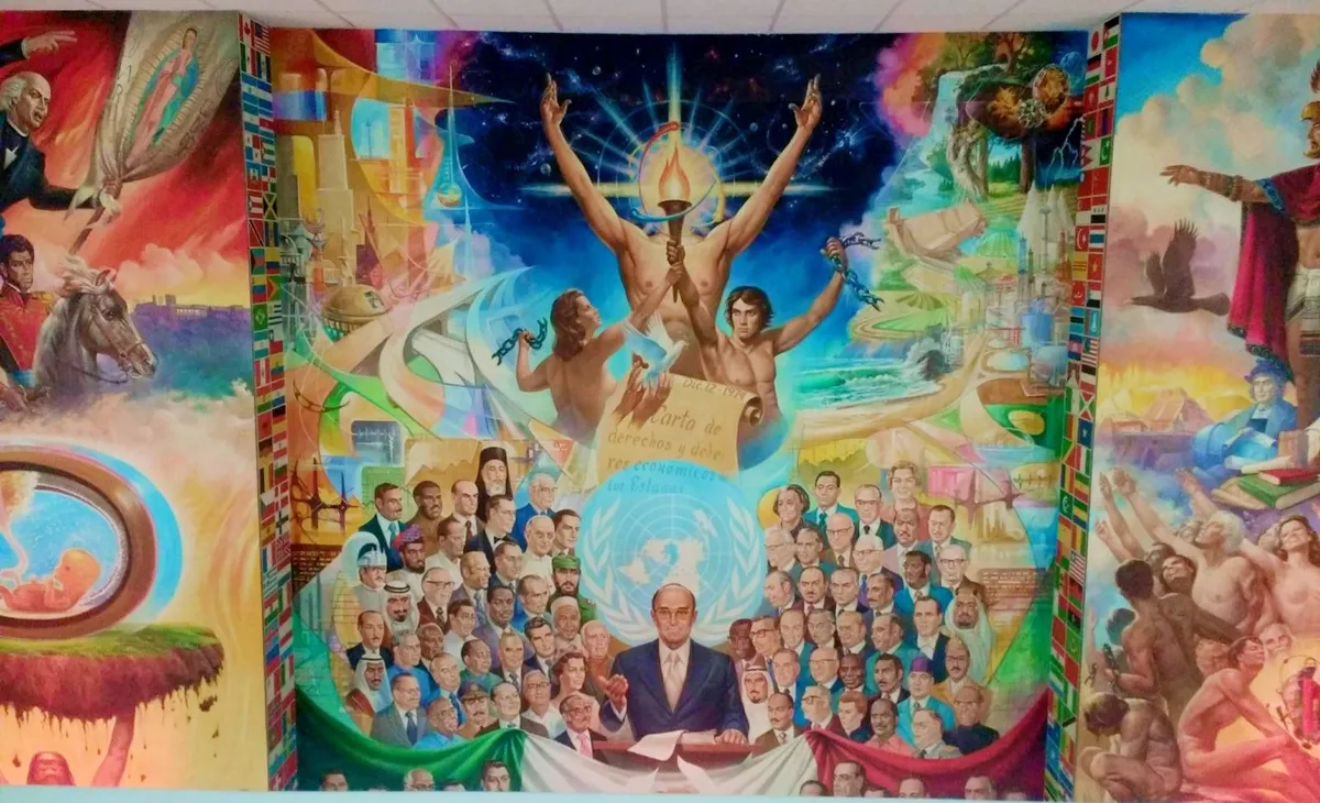 Comité del Centro Histórico de Pachuca solicita liberar mural de Becerril en sede de gobierno