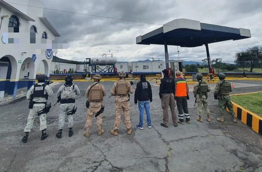 FGR asegura seis mil litros de gas L.P en Actopan
