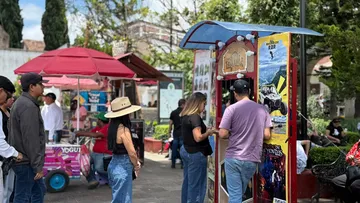 Turistas recorren uno de los principales atractivos turísticos de Hidalgo.