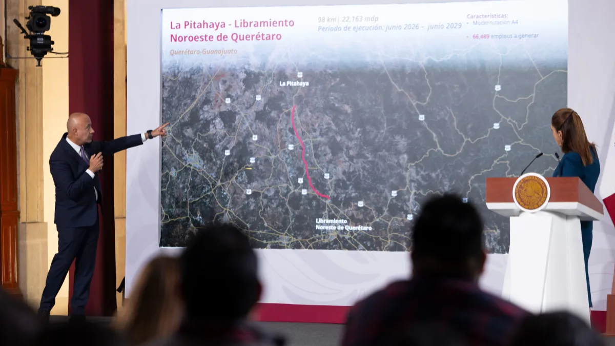 Plan vial contempla 18 proyectos, mil 450 km y más de 150 mil mdp en inversión para carreteras en México.