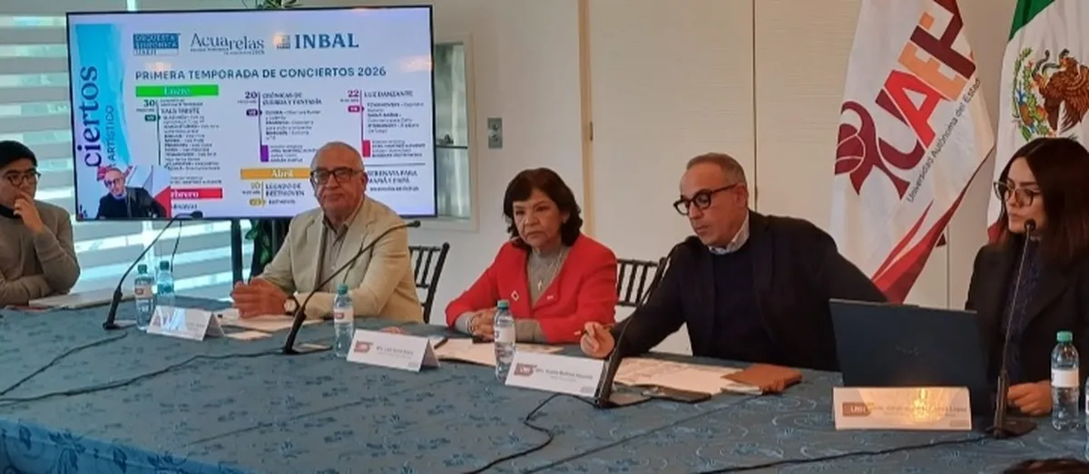 La OSUAEH presenta “Acuarelas”: primera Temporada de Conciertos para 2026