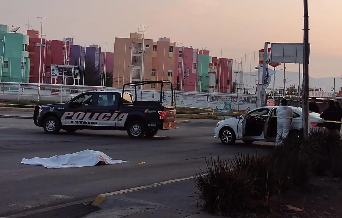 Muere motociclista tras caer de puente en bulevar Hidalgo, Pachuca
