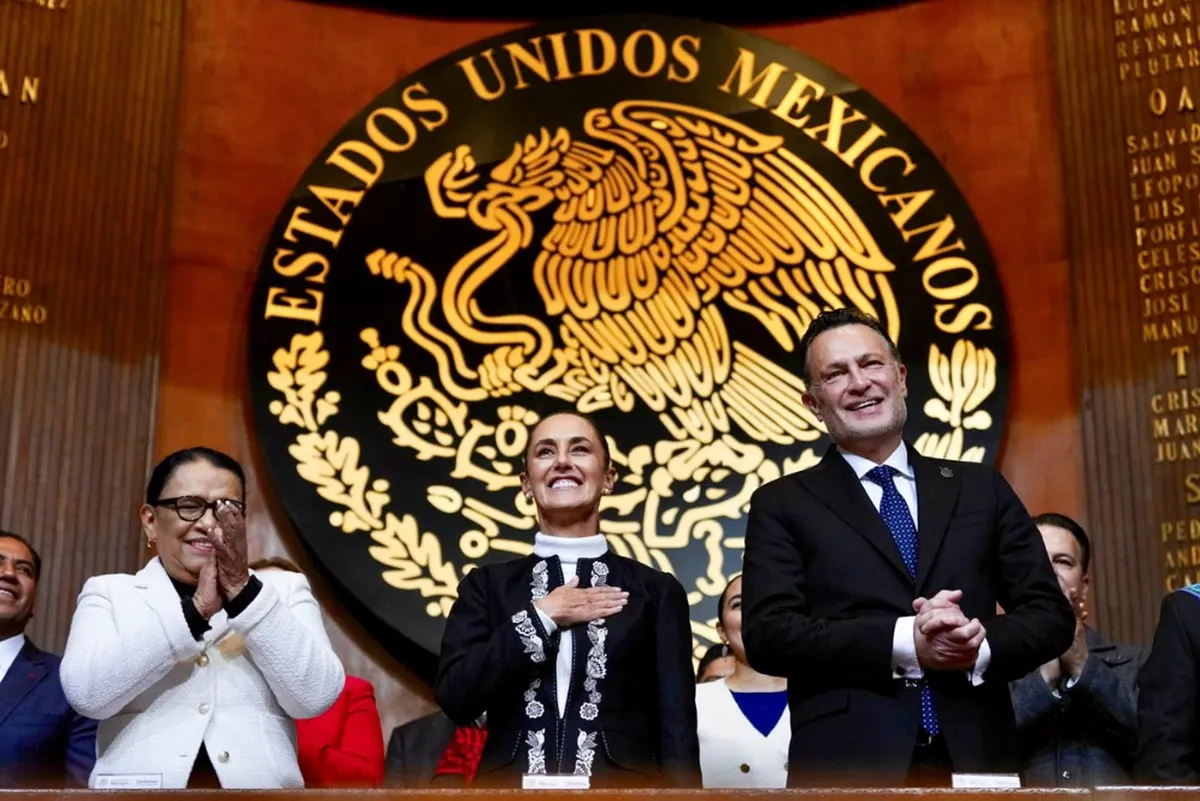 “México no se doblega, no se arrodilla ni se vende; no regresará a ser colonia de nadie”: Sheinbaum