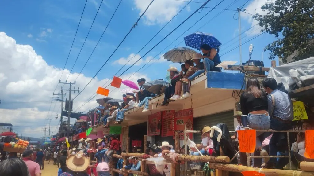 Santiagada en Santiago Tulantepec: piden cancelarla por saldo de heridos, maltrato animal y menores consumiendo alcohol