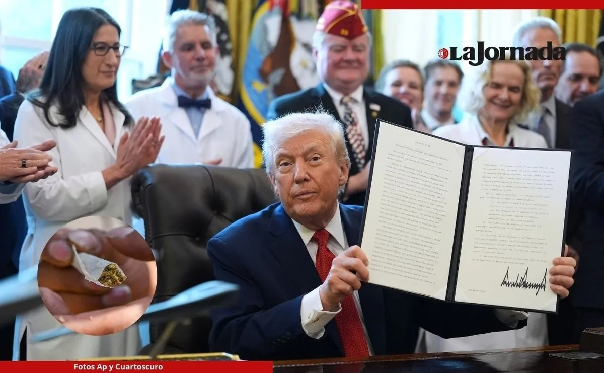 Trump reclasifica la mariguana como una droga menos peligrosa