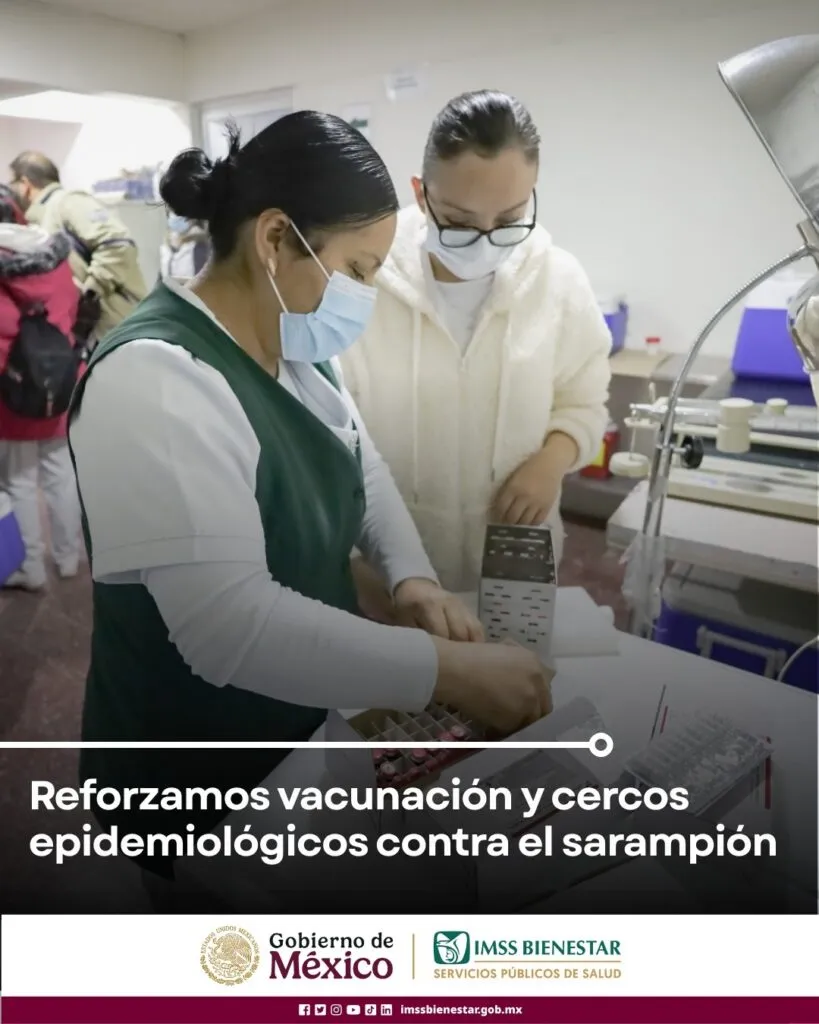 No te quedes sin protección: vacunas gratuitas contra sarampión en Hidalgo