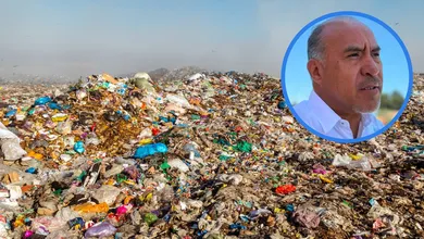 Autoridades de Tasquillo supervisan el proyecto de un nuevo relleno sanitario.
