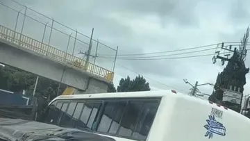 Choferes discuten en la México-Pachuca