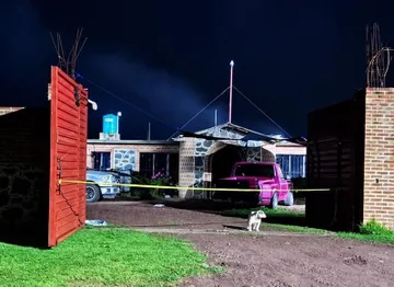 Vivienda afectada por un incendio en Palo Hueco, Tepeapulco.