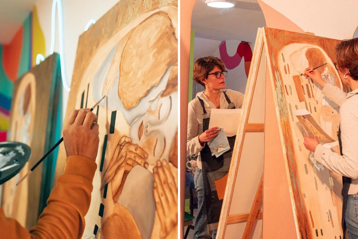 Arte, emoción y gran formato: así cierra su especialidad este grupo de artistas en Pachuca