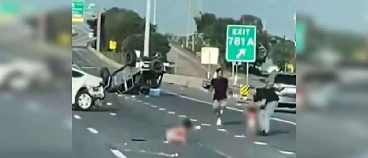 Accidente en Texas: bebés sobreviven tras ser expulsados de un auto | VIDEO
