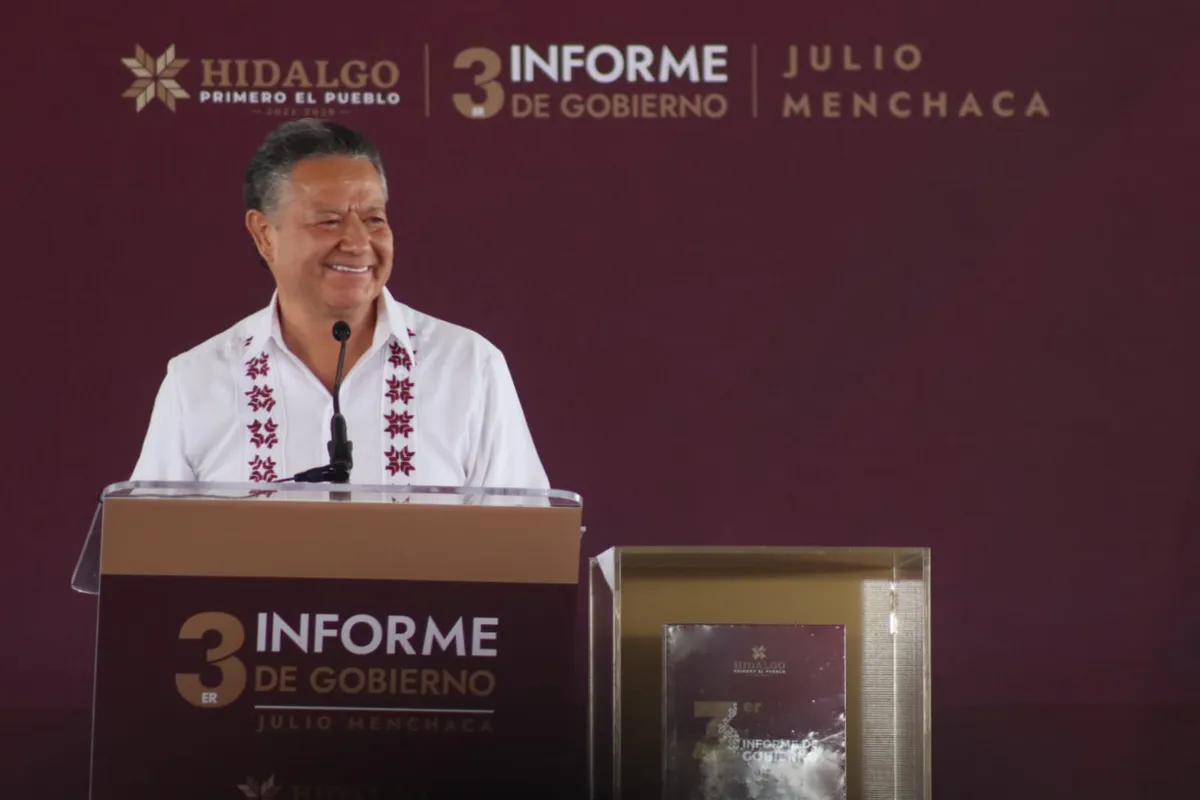 Julio Menchaca anuncia inversión para saneamiento del río Tula durante tercer informe