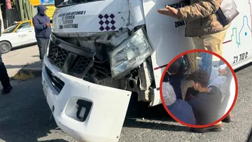 Choque de combi en Tizayuca