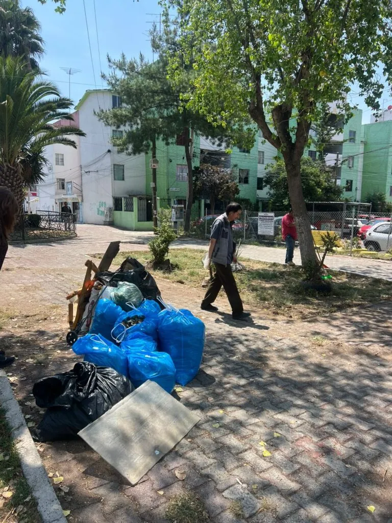 Vecinos de El Palmar realizan faena y exigen atención a calles, agua y seguridad