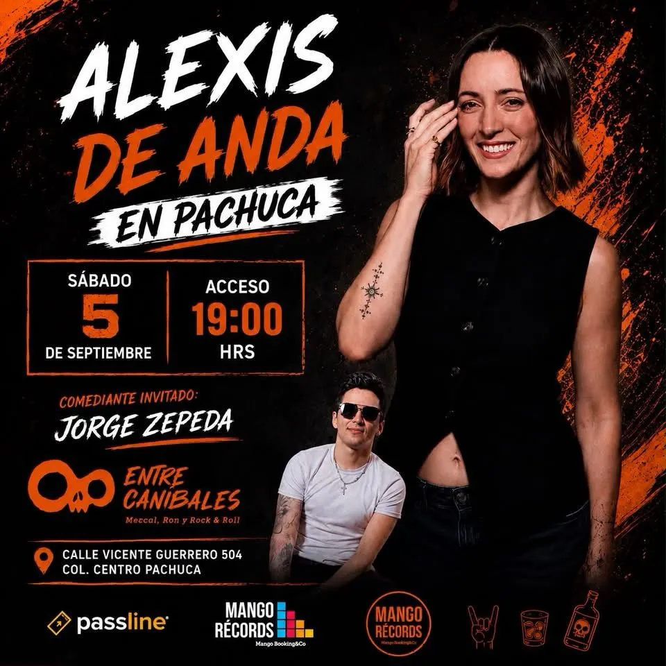 “De todo te puedes acabar riendo”: Alexis de Anda regresa a Pachuca con un show de stand-up