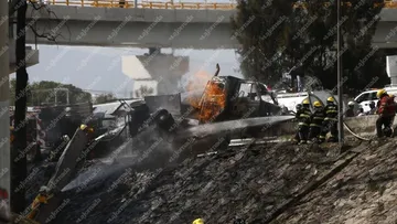 Transportadora Silza cubrirá daños por explosión de pipa en Iztapalapa.