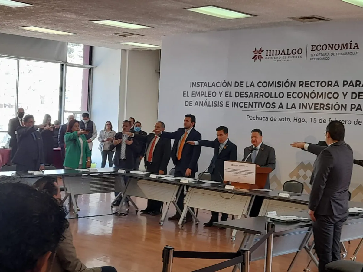 Gobierno de Hidalgo instala Comisión Rectora para la Competitividad