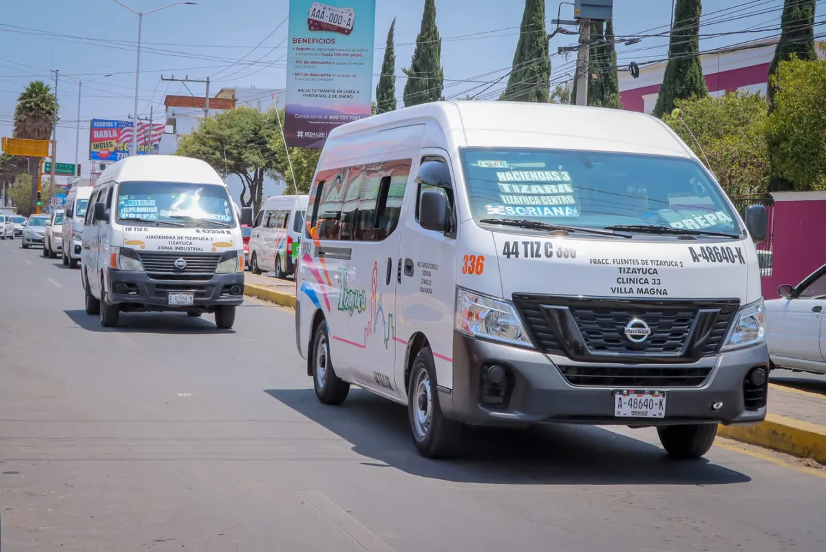 Transportistas de Tizayuca reanudan servicio tras homicidio de chofer
