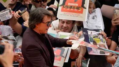 Tom Cruise en la presentación de Digger en Ciudad de México