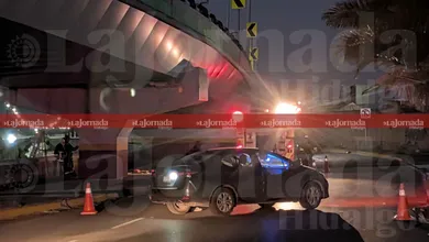 Zona acordonada tras accidente
