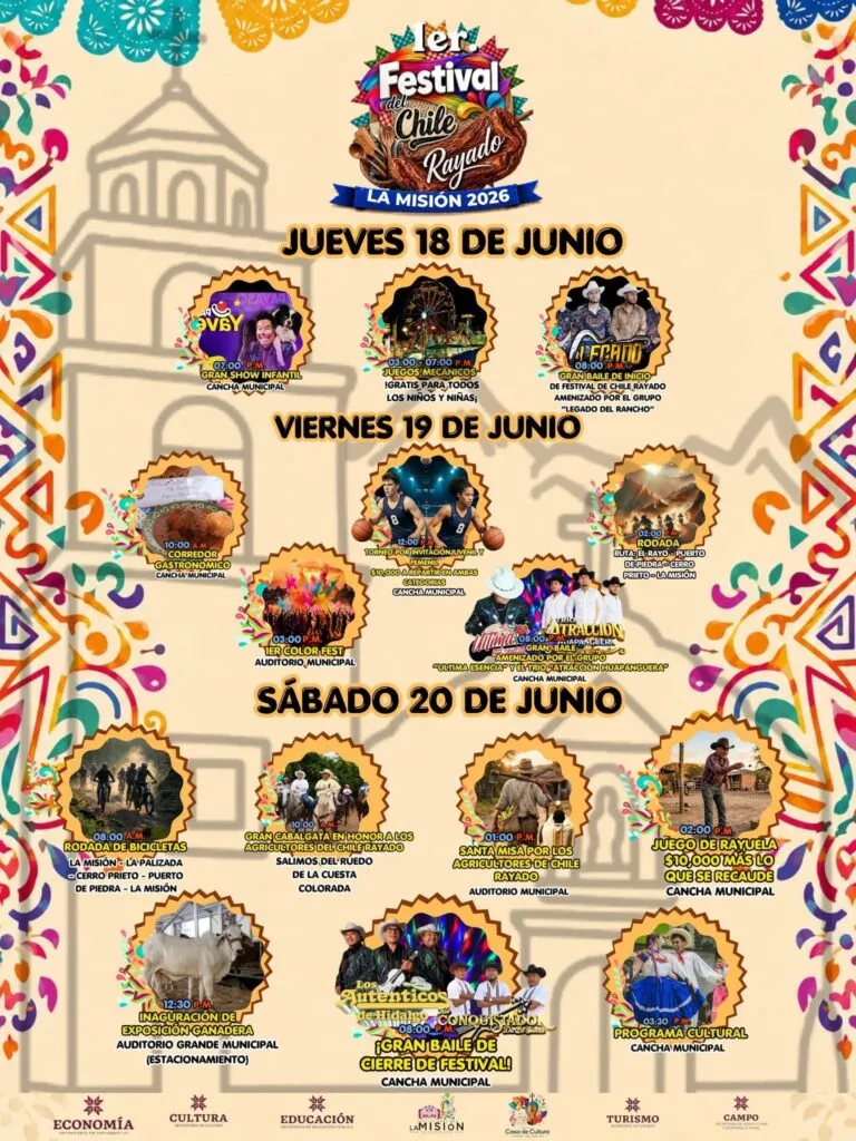 ¡Tres días de fiesta en Hidalgo! Llega el Primer Festival del Chile Rayado