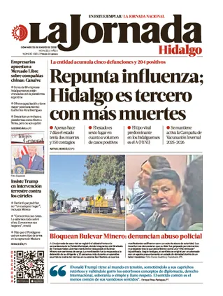 La Jornada Hidalgo | 25 de enero de 2026