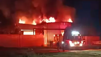 Incendio en bodega de Tepeji del Río