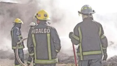Incendio en casa de Zimapán