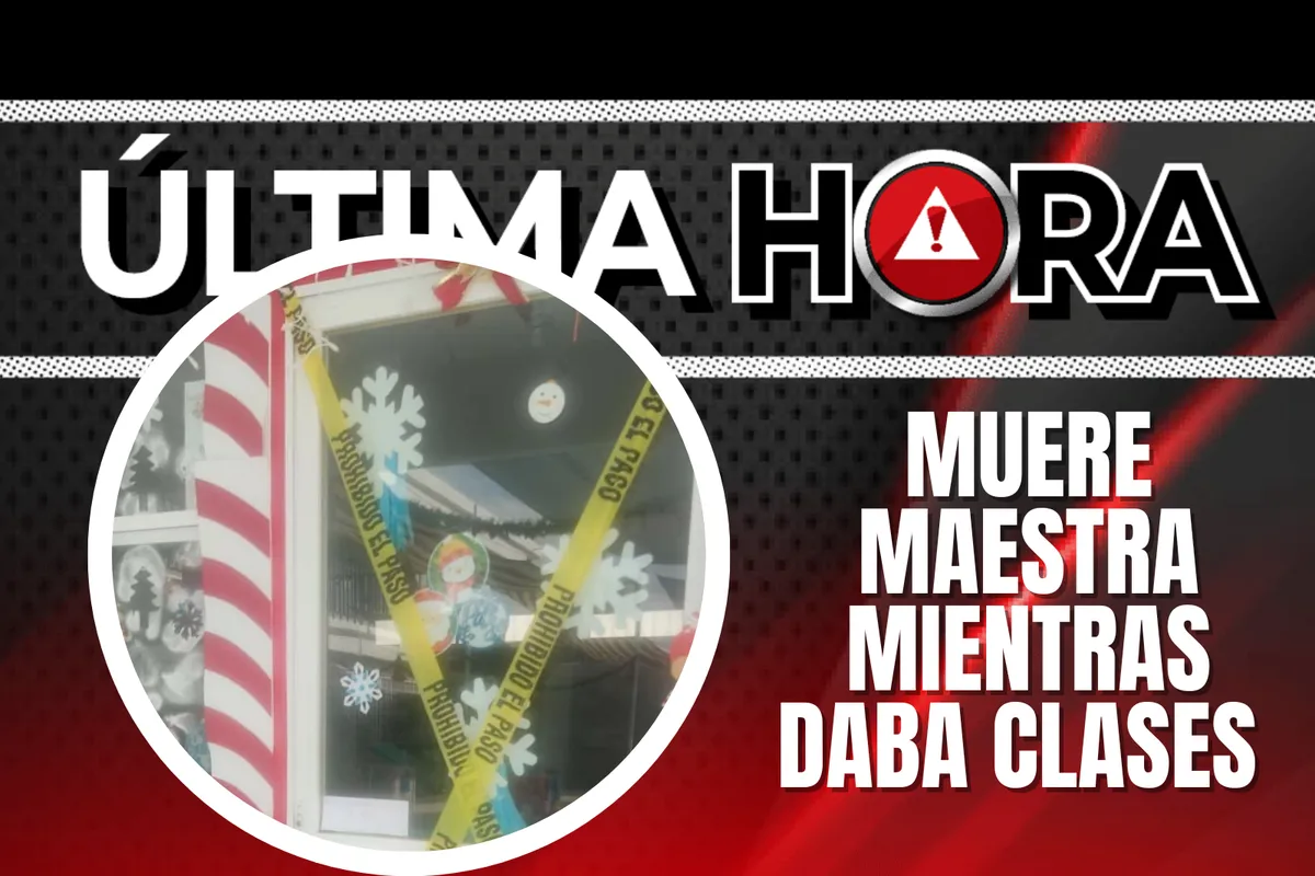 Tizayuca: muere maestra mientras daba clases