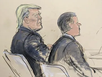 Asiste Trump a primer día de juicio en NY por fraude empresarial