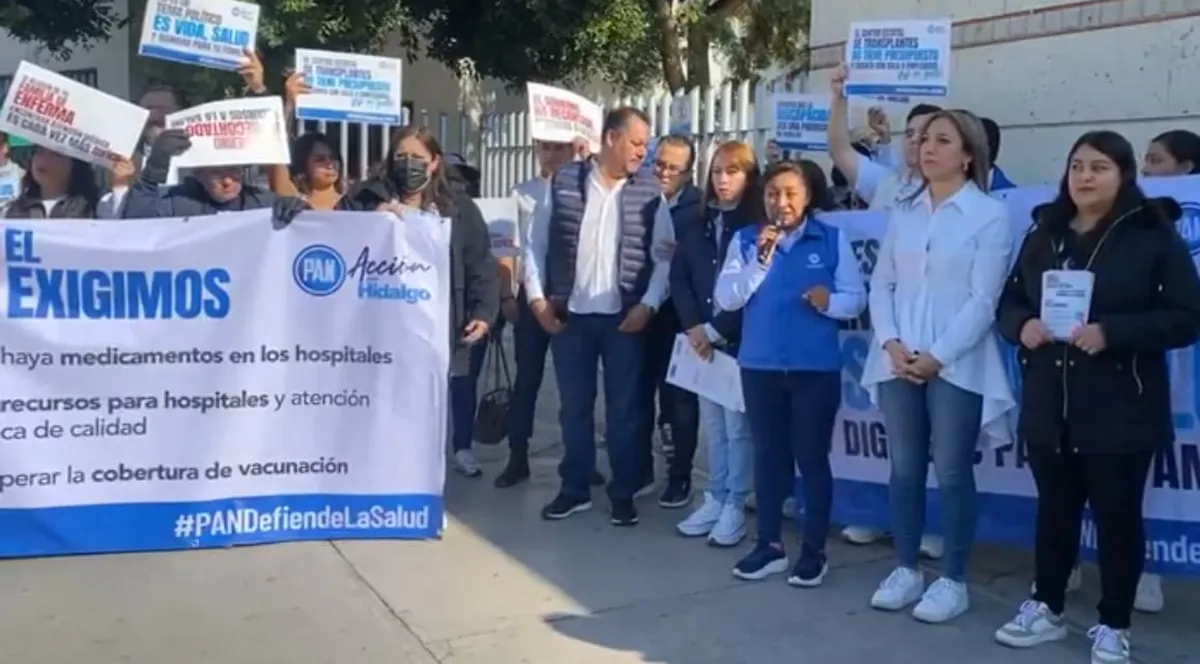 PAN reclama descuido del Centro de Trasplantes y falta de medicamentos en Hidalgo