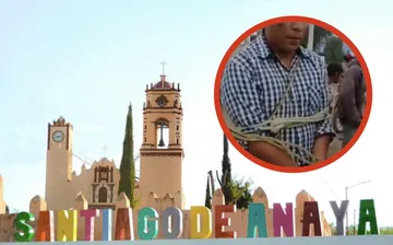 Santiago de Anaya: Pobladores retienen y golpean a presuntos delincuentes