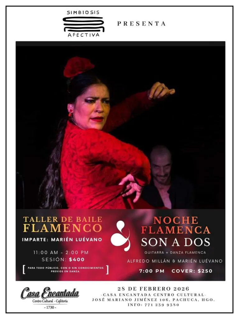 Flamenco en Pachuca: danza, guitarra y compás en vivo