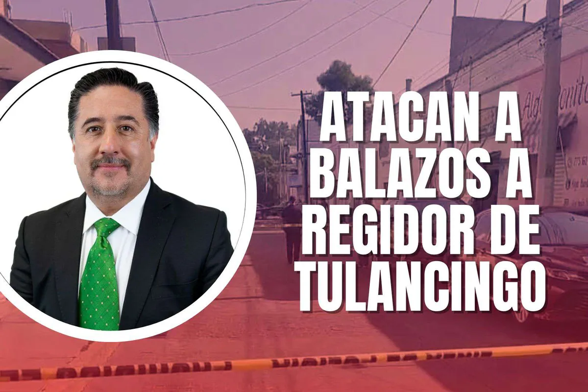 Atacan a balazos a regidor de Tulancingo
