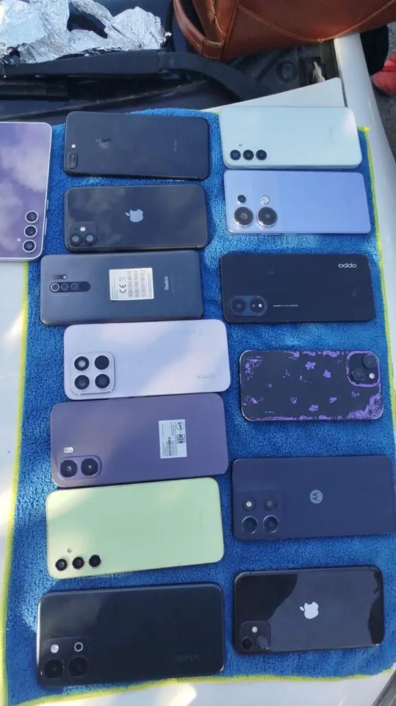 Cae banda que robaba celulares a adolescentes en Tizayuca; aseguran 16 equipos