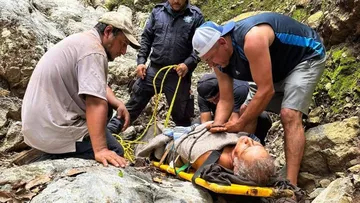 Rescate de adulta mayor