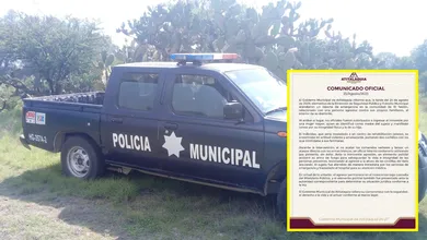 Patrulla municipal y comunicado