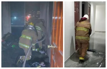 Tlahuelilpan: incendio en edificio de departamentos genera alarma