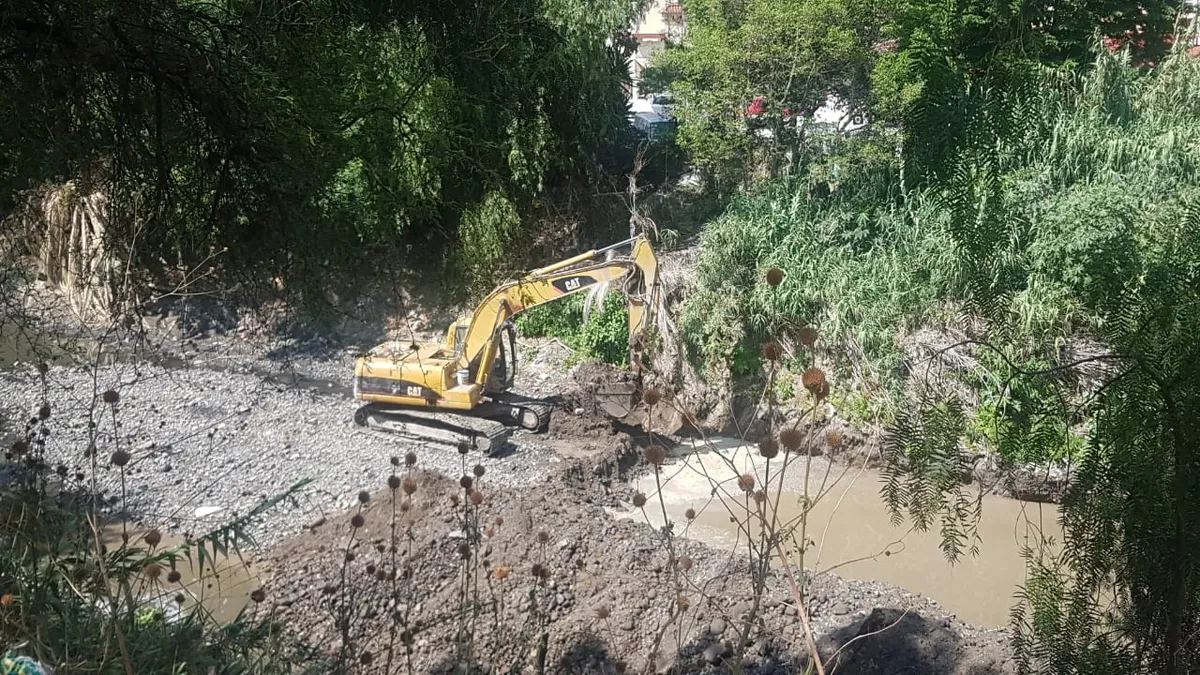 Con un mes de retraso, Conagua inicia trabajos en el río Tula