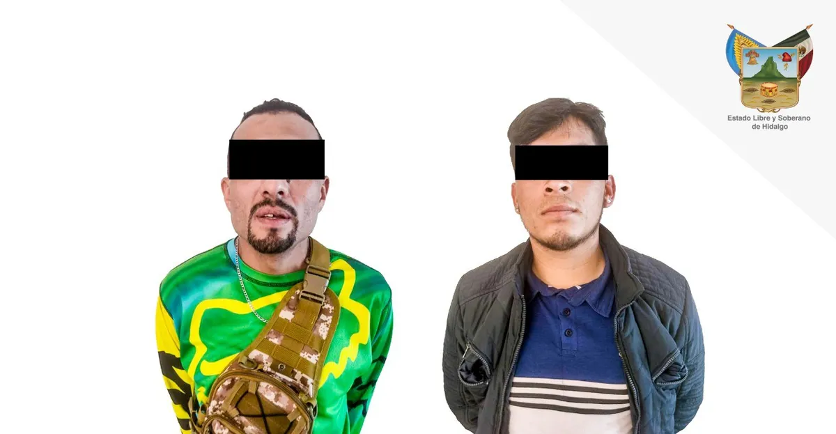 Capturan a dos sujetos con arma de fuego en Tlaxcoapan