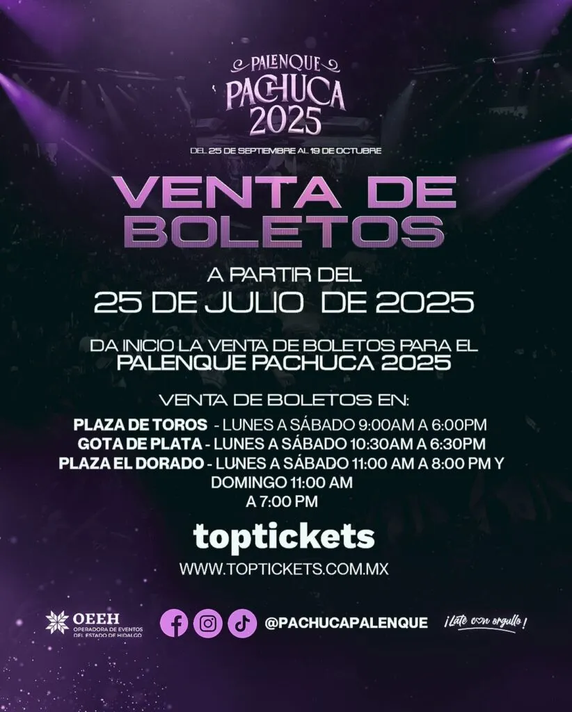 Boletos Palenque Pachuca 2025: guía rápida de donde comprarlos y costos