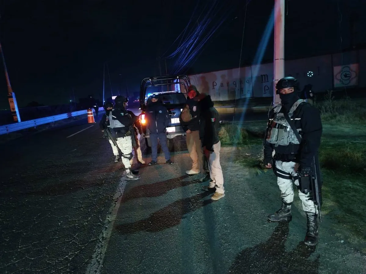 Dos hondureños detenidos durante operativo migratorio en Hidalgo